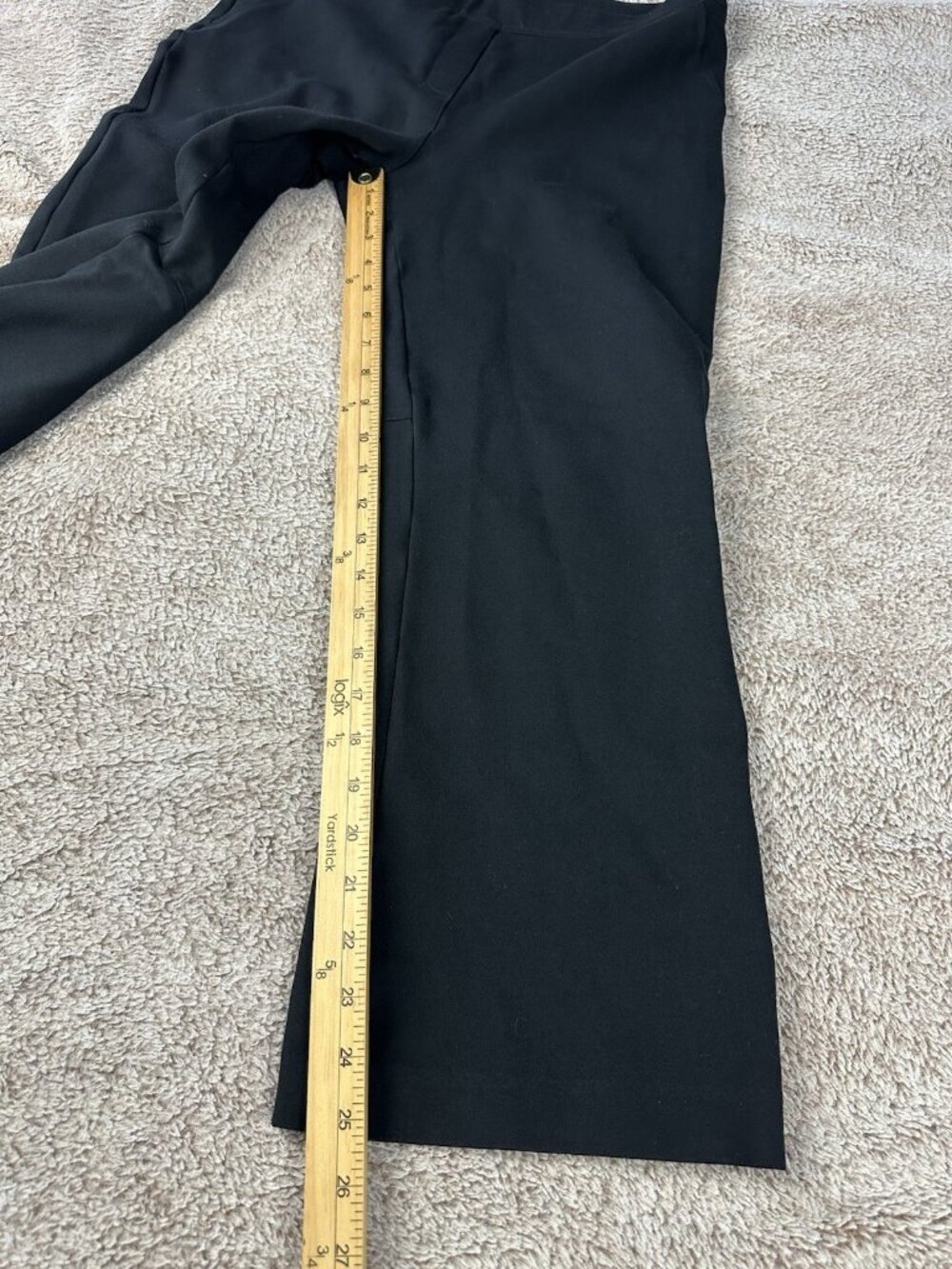 SPANX The Perfect Fit Ponte Kick Flare Pant - 20386R - Black Size XL - Picture 5 of 14